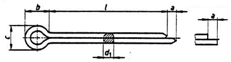 DIN 94, Split pins drawing